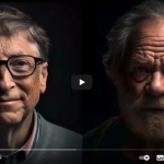 Bill Gates and Socrates talking about AI