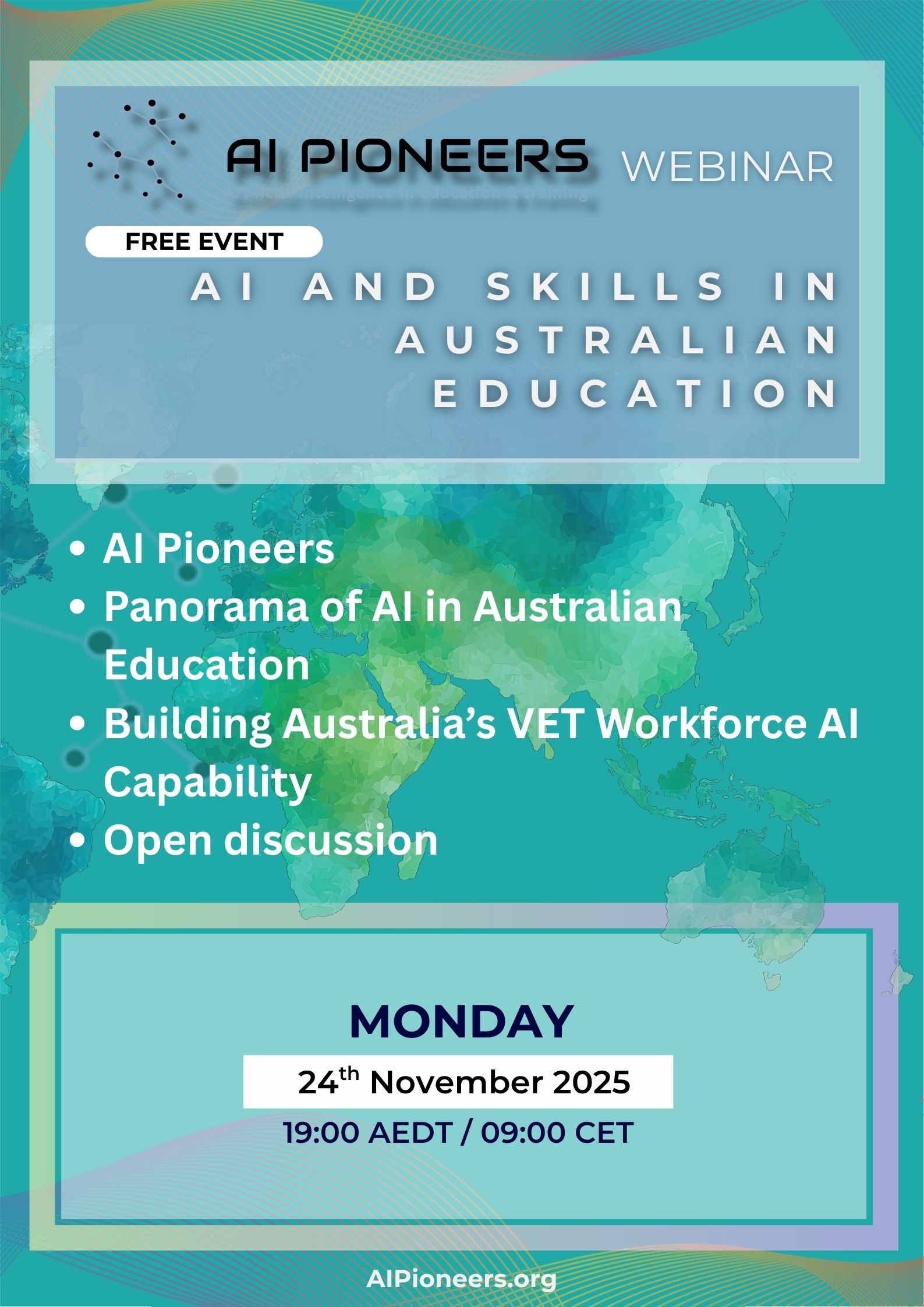 Global Insights on AI in Education & Skills: Join Our Special Webinar with Australian AI Pioneers