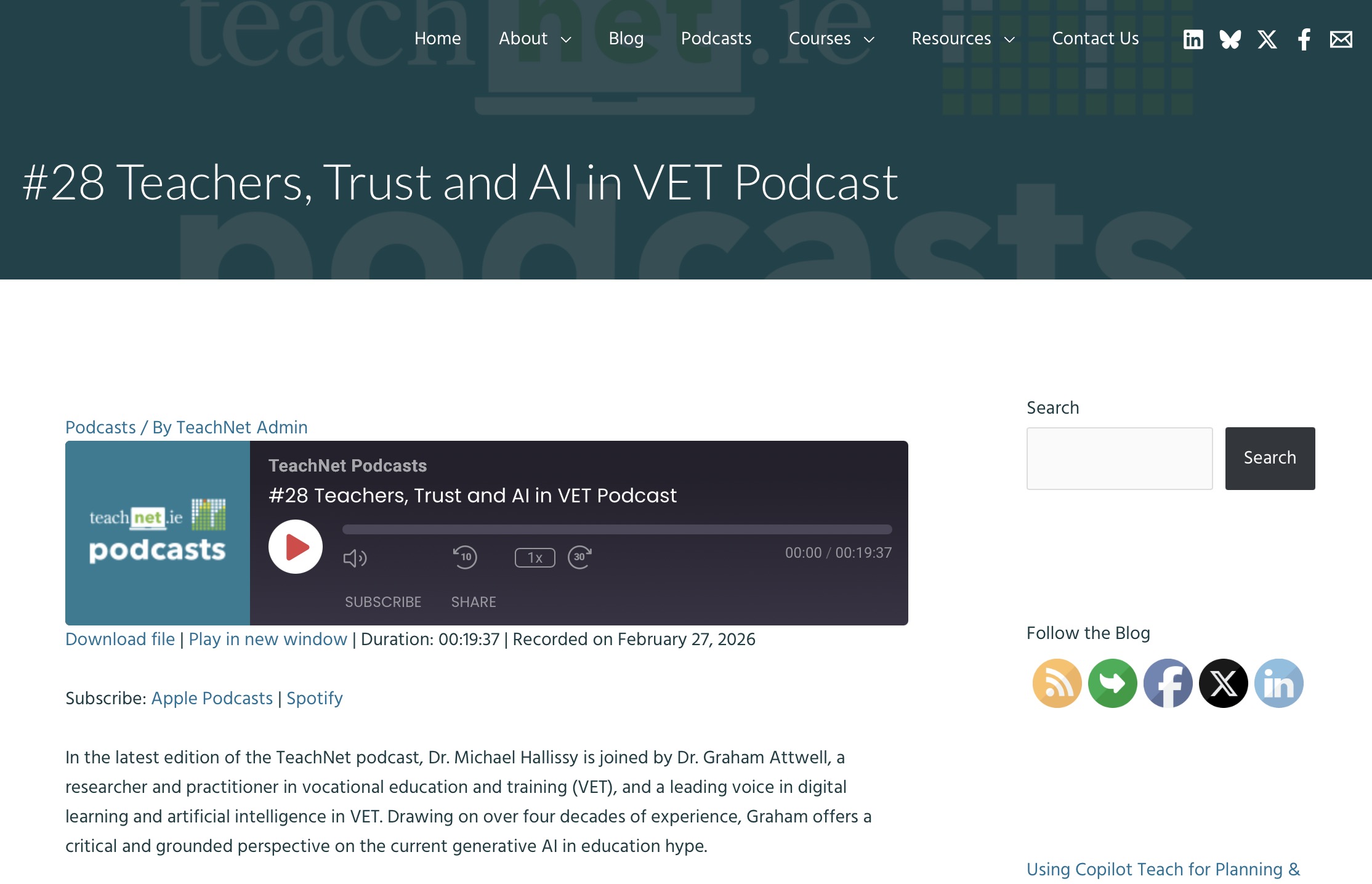 Podcast: Teachers,  Trust and AI in VET